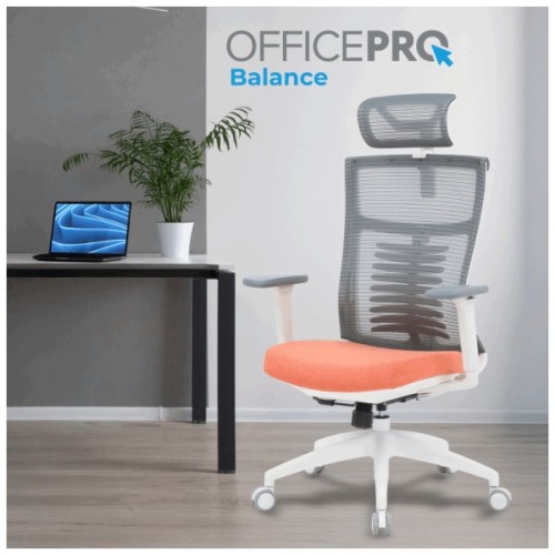 Офісне крісло OfficePro Balance OC550-W-DG-OR (OC550-W-DG-OR)