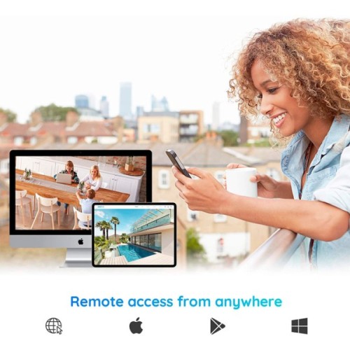 Реєстратор для відеоспостереження Reolink NVS8 без HDD (RLN8-410 без HDD)