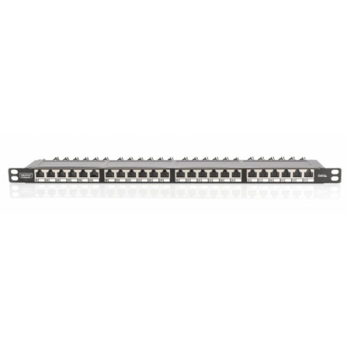Патч-панель 19" 24xRJ-45 STP cat.6A, 0.5U Digitus (DN-91624S-SL-EA)