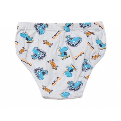 Труси дитячі BiyoKids з динозаврами (2556-104B-gray)