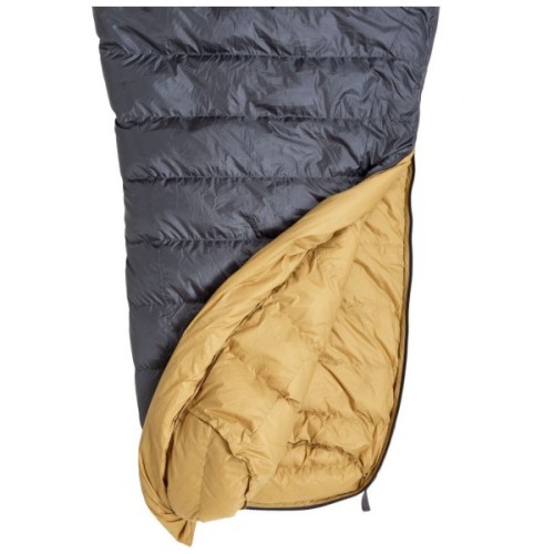 Спальний мішок Turbat Nox пуховий 400 grey/cheddar orange 195 см (012.005.0393)