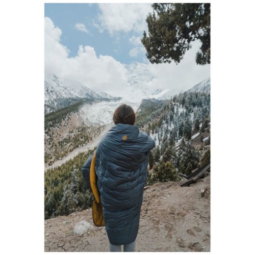 Спальний мішок Turbat Nox пуховий 400 grey/cheddar orange 195 см (012.005.0393)