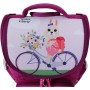 Портфель Bagland з ліхтариками Успіх 12 л. малиновий 430 (00551703) (80213723)