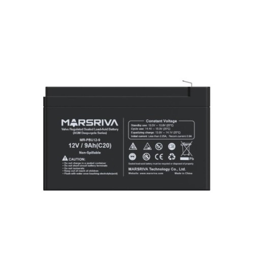 Батарея до ДБЖ Marsriva 12V 9Ah (MR-PBU12-9)