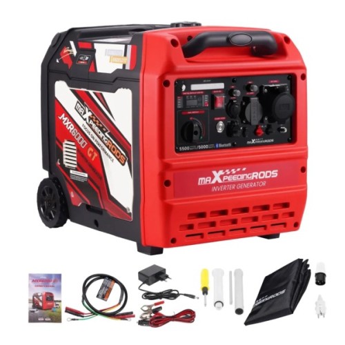 Генератор maXpeedingRODS MXR6000GT, інверторний, 5.5kW, ручний/електро/віддалений(BlueTooth) старт (MXR6000GT)