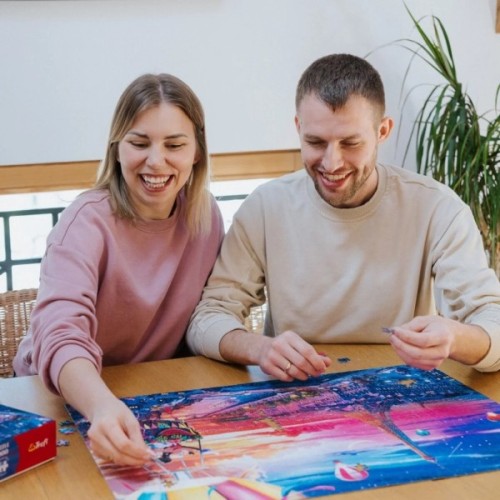 Пазл Trefl Premium Plus Disney Міккі та Мінні в Парижі 1000 елементів (5900511109177)