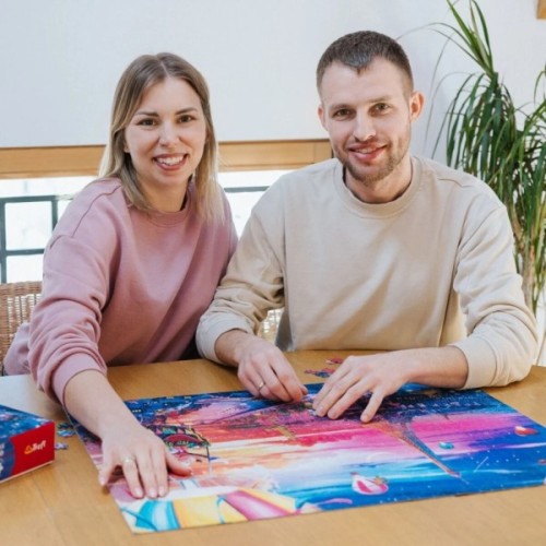 Пазл Trefl Premium Plus Disney Міккі та Мінні в Парижі 1000 елементів (5900511109177)