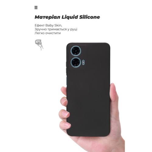 Чохол до мобільного телефона Armorstandart ICON Motorola G24 Power Camera cover Black (ARM73882)