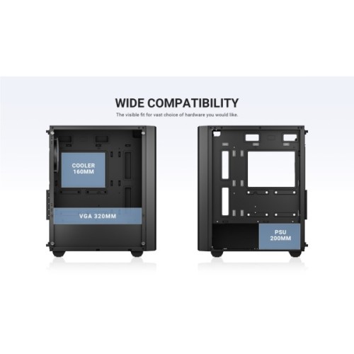 Корпус для ПК ID-Cooling WARE 300 ARGB