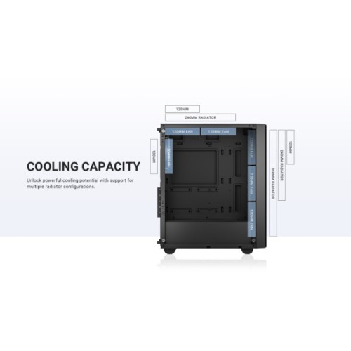Корпус для ПК ID-Cooling WARE 300 ARGB