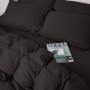 Постільна білизна MirSon 002 Black Фланель 220х240 King Size (2200009648243)