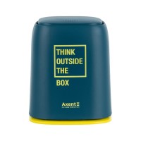 Кошик для паперів Axent Настільний контейнер для сміття, прямокутний, синій індіго (2133-47-A)