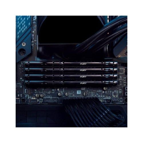 Модуль пам'яті для комп'ютера DDR5 64GB (2x32GB) 5600 MHz Fury Beast Black Kingston Fury (ex.HyperX) (KF556C36BBE2K2-64)