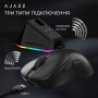 Мишка Ajazz AJ179P MC Charging Dock Wireless/Bluetooth/USB Black (AJ179P-MC-B)