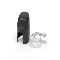 Лігатура для саксофонів D'Addario Rico Ligature & Cap For Soprano Sax Nickel-Plated (RSS1N)