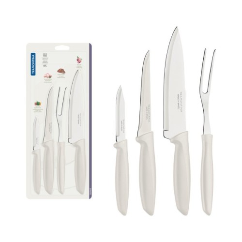 Набір ножів Tramontina Plenus Light Grey 4 шт (23498/331)