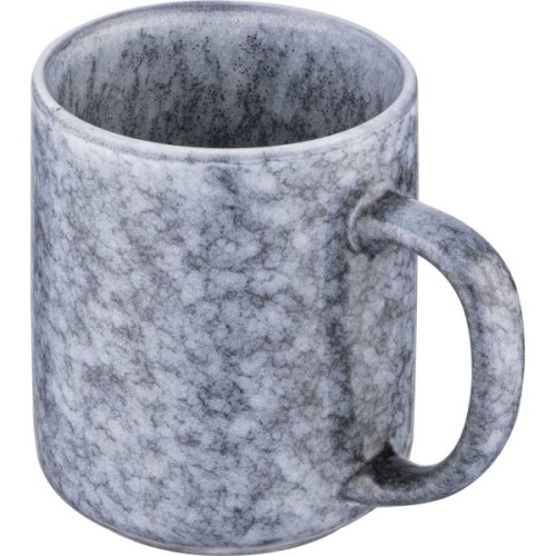 Чашка Ardesto Loreto, 390мл, порцеляна, сірий (AR1039LG)