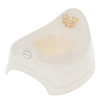 Горщик Tega Baby Teddy Bear з музикою антиковзкий beige (PO-046-119)