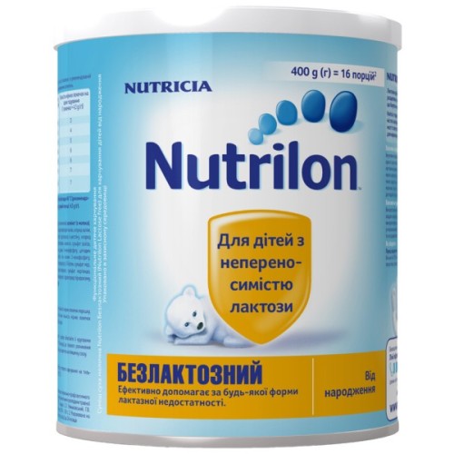 Дитяча суміш Nutrilon Безлактозний 400 г (8712400745291)