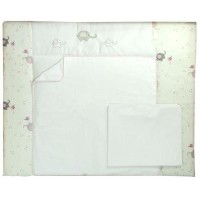 Пеленальний матрацик Верес Elephant pink (421.2)