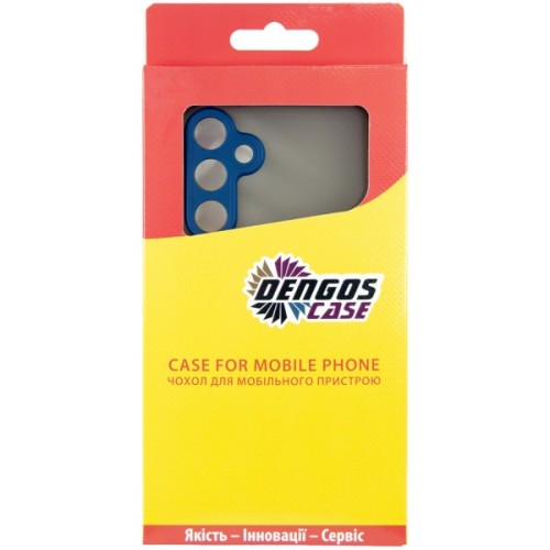 Чохол до мобільного телефона Dengos Samsung Galaxy A16 Matte + glass 2pcs (Blue) (DG-CTG2P-03)