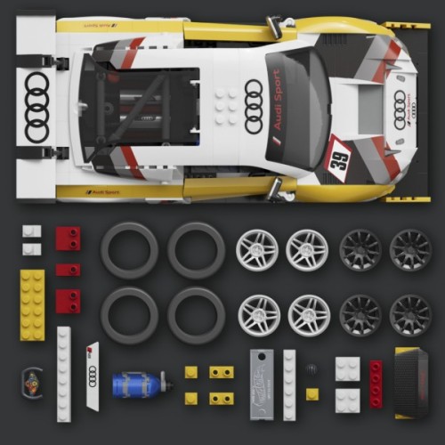 Конструктор Mattel Brick Shop Elite Audi R8 LMS (JFT18)