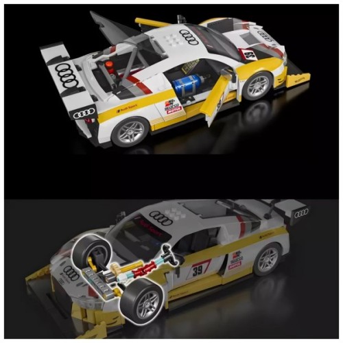 Конструктор Mattel Brick Shop Elite Audi R8 LMS (JFT18)