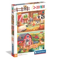 Пазл Clementoni The Farmyard Family 2 по 20 елементів (24818)