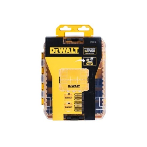 Ящик для інструментів DeWALT для біт системи TSTAK Tough Case М із футляром-2 шт, касетами для біт 6 шт. (DT70803)
