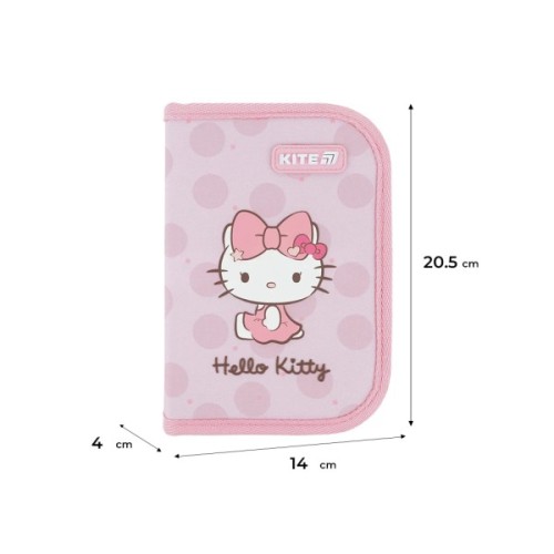 Пенал Kite Hello Kitty 621 HK-1, без наповнення, 1 відділення, 1 відворот (HK26-621-1)