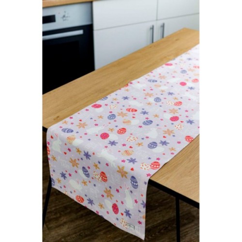 Доріжка на стіл Прованс Писанка бузкова 140х40 см (4823093445031)