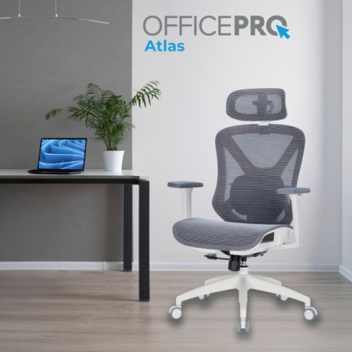 Офісне крісло OfficePro Atlas OC630-W-DG-DG (OC630-W-DG-DG)