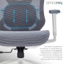 Офісне крісло OfficePro Atlas OC630-W-DG-DG (OC630-W-DG-DG)