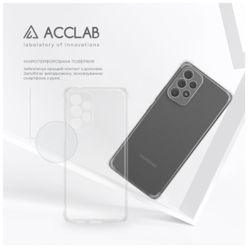 Чохол до мобільного телефона ACCLAB ShockProof Samsung Galaxy A53 5G Transparent (1283126565564)