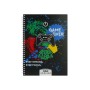 Блокнот Maxi А5, пластикова обкладинка, спіраль, 60 арк., клітинка (MX21213-03)