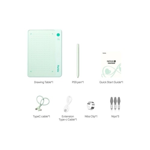 Графічний планшет Parblo Ninos NEO Green (NINOSNEO)