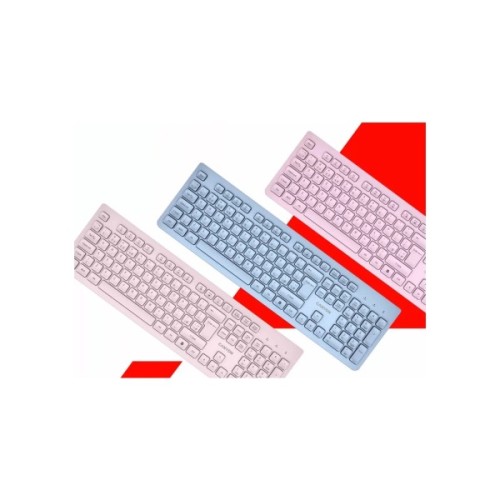 Клавіатура Canyon HKB-W01 Silent Wireless UA Beige (CNS-HKBW01BG)