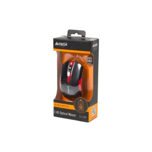 Мишка A4Tech G3-200N Black+Red (4711421929585)