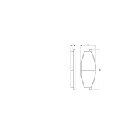 Гальмівні колодки Bosch 0 986 468 630