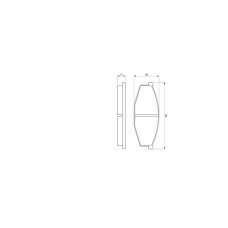 Гальмівні колодки Bosch 0 986 468 630