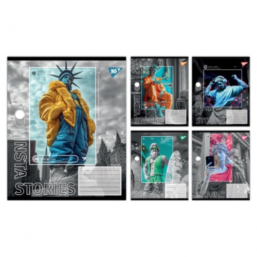 Зошит Yes Insta Storys А5 96 аркушів лінія (767949)