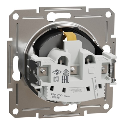 Розетка Schneider Electric ASFORA со штор. антрацит (EPH2900271)