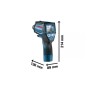 Пірометр Bosch Professional GIS 1000C, -40град. до +1000град., .0.2град., IP54, 0.54кг, кейс (0.601.083.301)