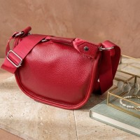 Сумка Vintage З натуральної шкіри Червона (23000)
