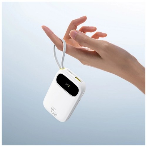 Батарея універсальна Baseus 10000mAh EnerFill FC31 Qpow 3 45W PD/3.0 QC/4.0 White (E0028C01)