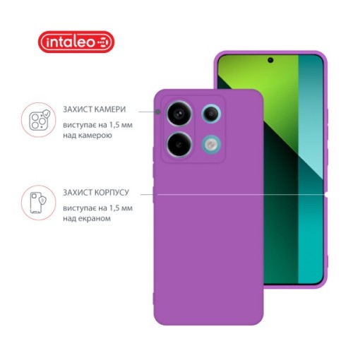 Чохол до мобільного телефона Intaleo Silicone Xiaomi Redmi Note 13 Pro 5G Violet (1283126601224)