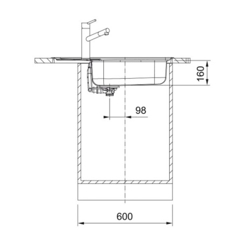 Мийка кухонна Franke Spark SKL 611-78 XL (101.0716.716)