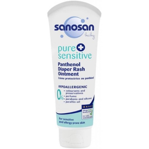 Дитячий крем Sanosan від попрілостей з пантенолом 100 мл (4003583213238)