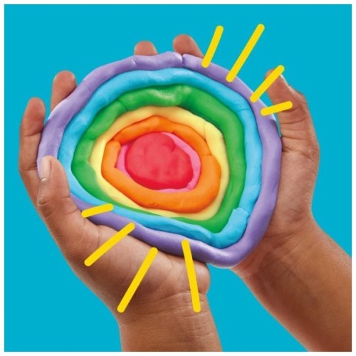 Набір для творчості Hasbro Play-Doh маса для ліплення Райдужні сюрпризи 50 баночок (G1761)