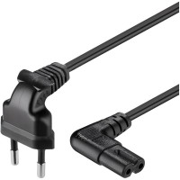 Кабель живлення C7 1.2m 0.5mm Voltronic (PC-184/2 CEE7/16-C7 CU12)